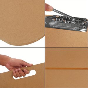 Extra Large Clipboard Drawing Board with Handle and Dual Clips - Portable Fiberboard Art Clipboard for Sketching, Painting, and Drafting - Suitable for Artists, Students, and Professionals, Age 14+